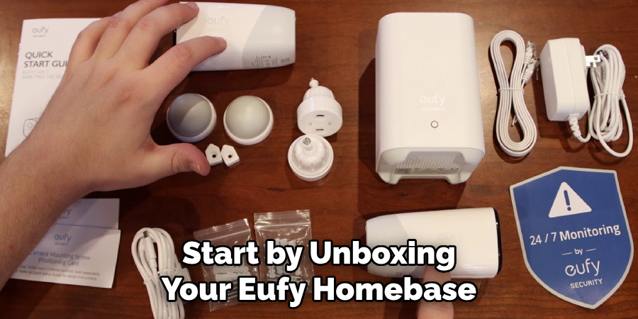 Start by Unboxing Your Eufy Homebase