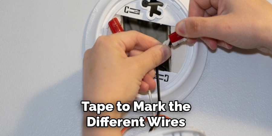 Tape to Mark the Different Wires