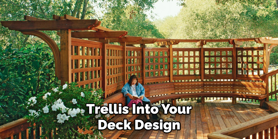 Trellis Into Your Deck Design