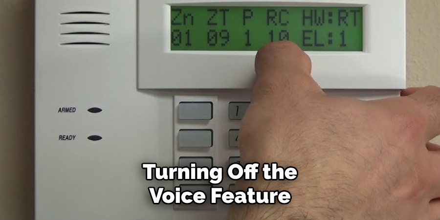 Turning Off the Voice Feature