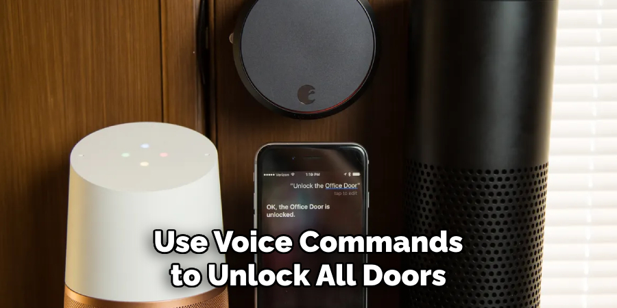 Use Voice Commands to Unlock All Doors