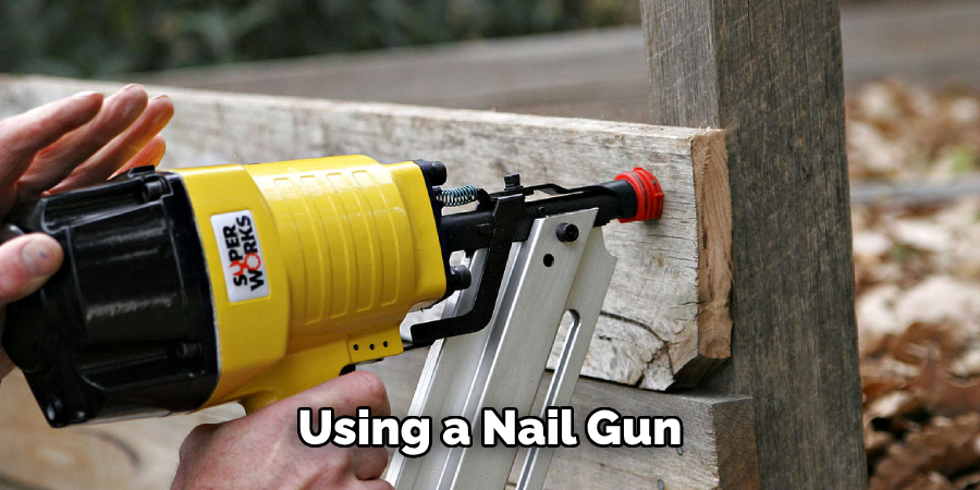 Using a Nail Gun