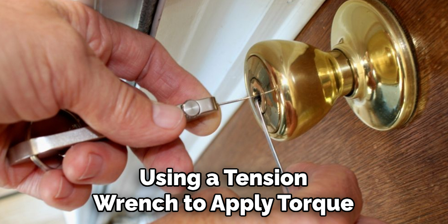 Using a Tension Wrench to Apply Torque