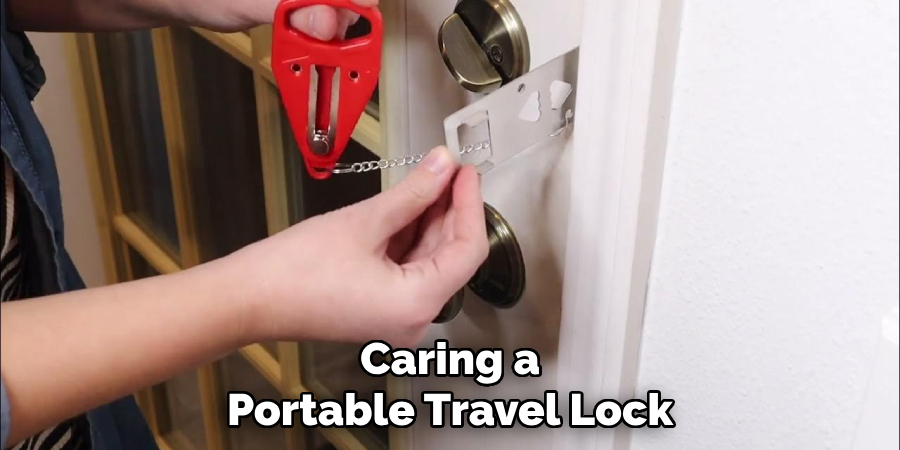 Caring a Portable Travel Lock