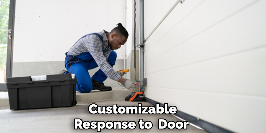 Customizable
Response to  Door 