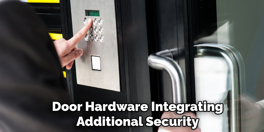 Door Hardware Integrating
Additional Security