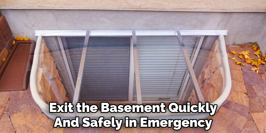 Exit the Basement Quickly And Safely in Emergency