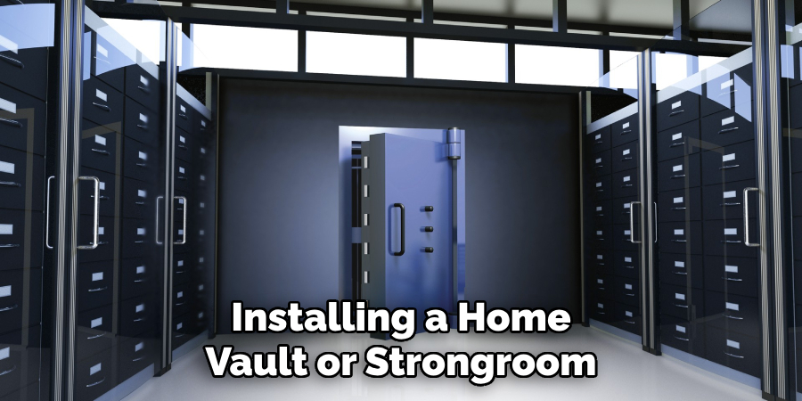 Installing a Home Vault or Strongroom