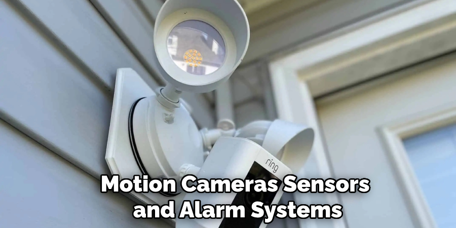 Motion Cameras Sensors and Alarm Systems