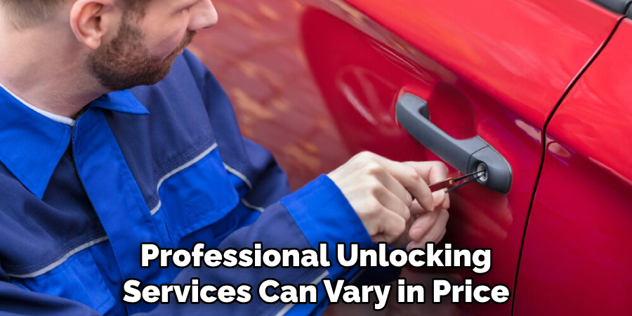 Professional Unlocking Services Can Vary in Price