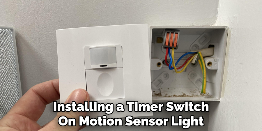 Installing a Timer Switch
On Motion Sensor Light