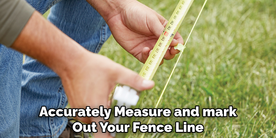 Accurately Measure and Mark Out Your Fence Line