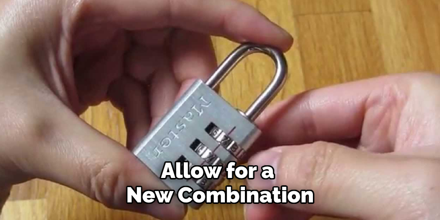 Allow for a New Combination