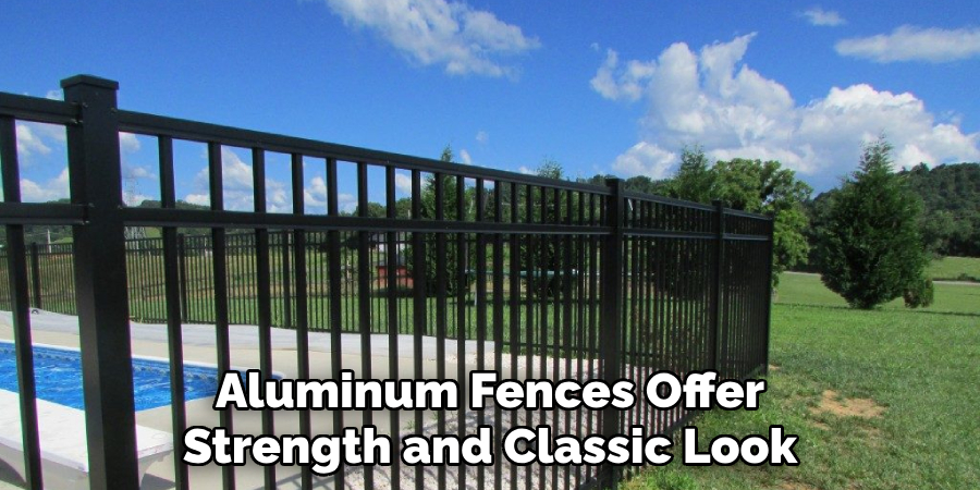 Aluminum Fences Offer
Strength and Classic Look