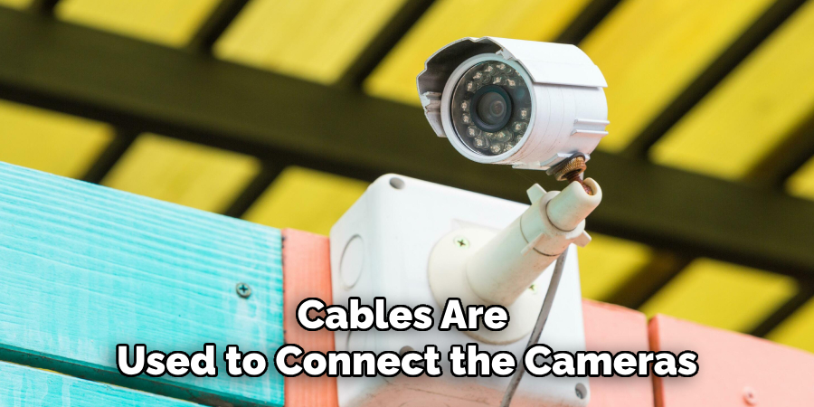 Cables Are 
Used to Connect the Cameras