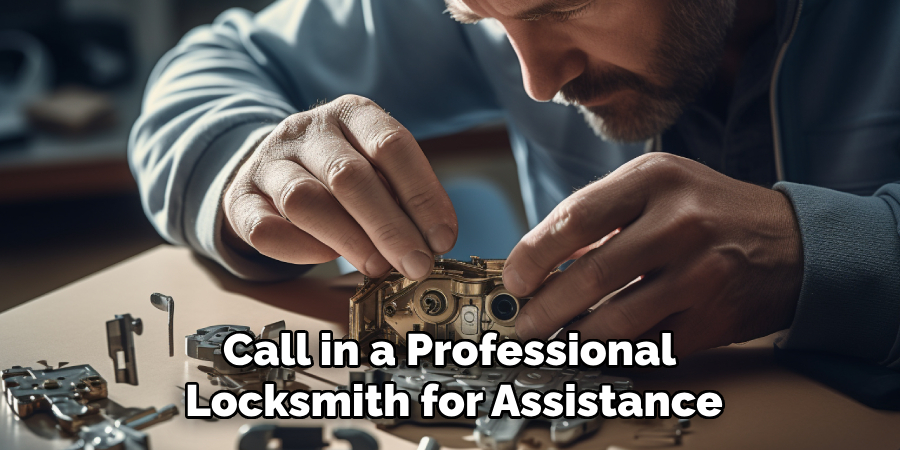 Call in a Professional 
Locksmith for Assistance