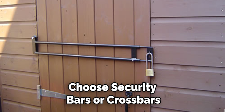 Choose Security 
Bars or Crossbars