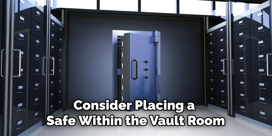 Consider Placing a 
Safe Within the Vault Room