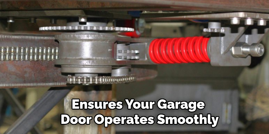 Ensures Your Garage 
Door Operates Smoothly