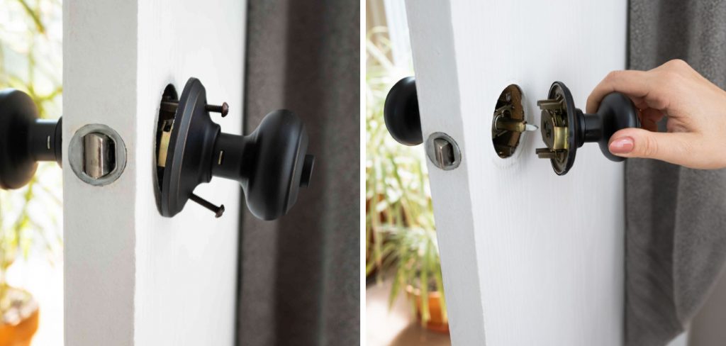 How to Fix a Lever Door Handle that Fell off