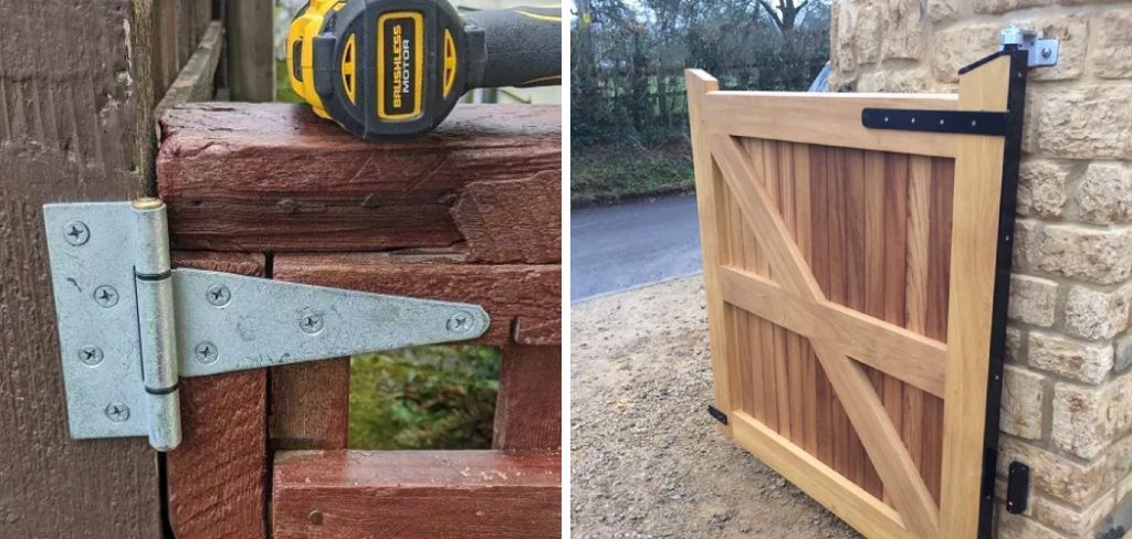 How to Install Hinges on a Gate