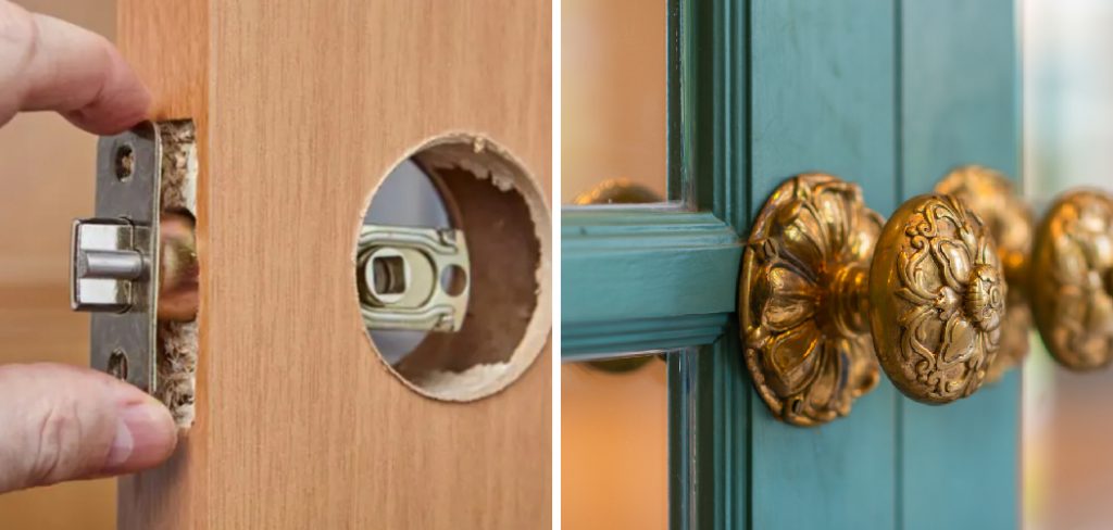 How to Make a Doorknob Hole Bigger