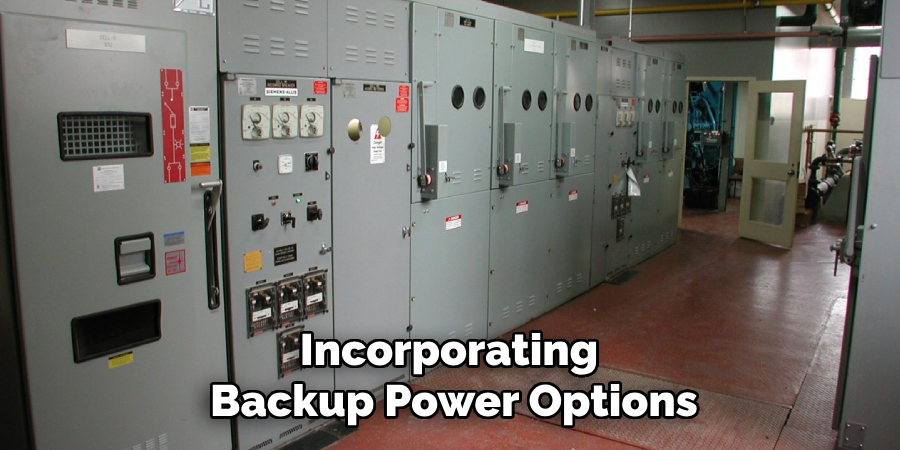 Incorporating 
Backup Power Options