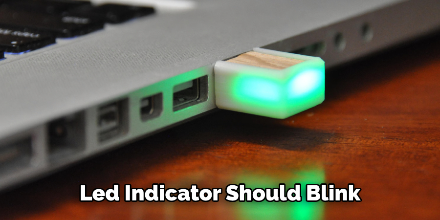 Led Indicator Should Blink