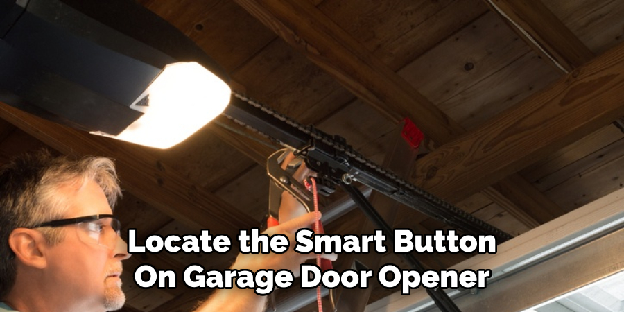 Locate the Smart Button
On Garage Door Opener