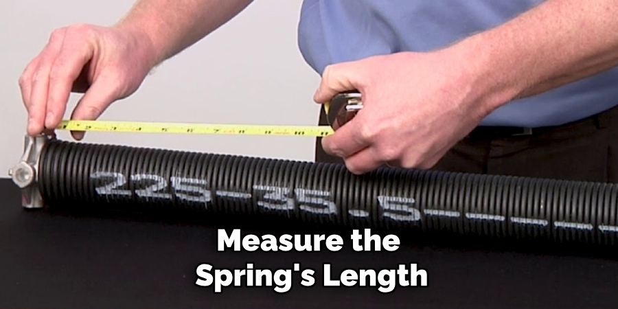 Measure the 
Spring's Length