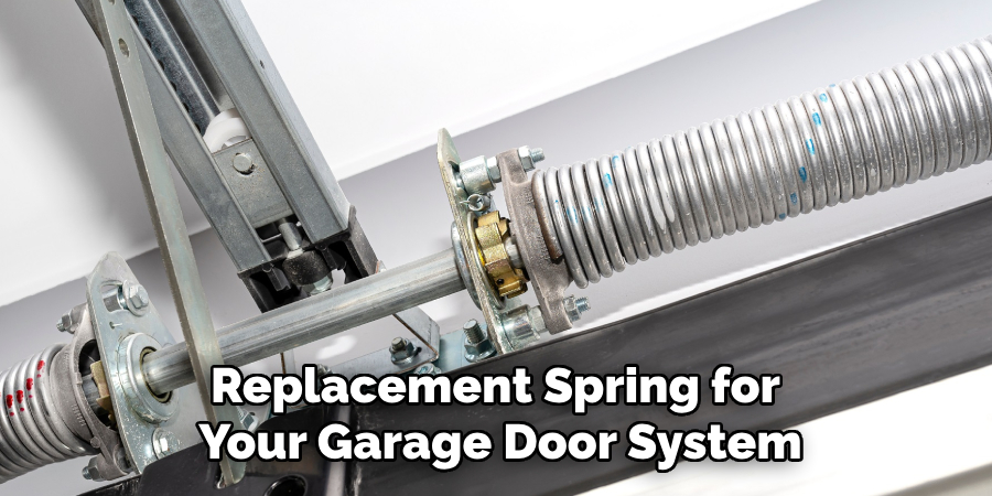 Replacement Spring for 
Your Garage Door System