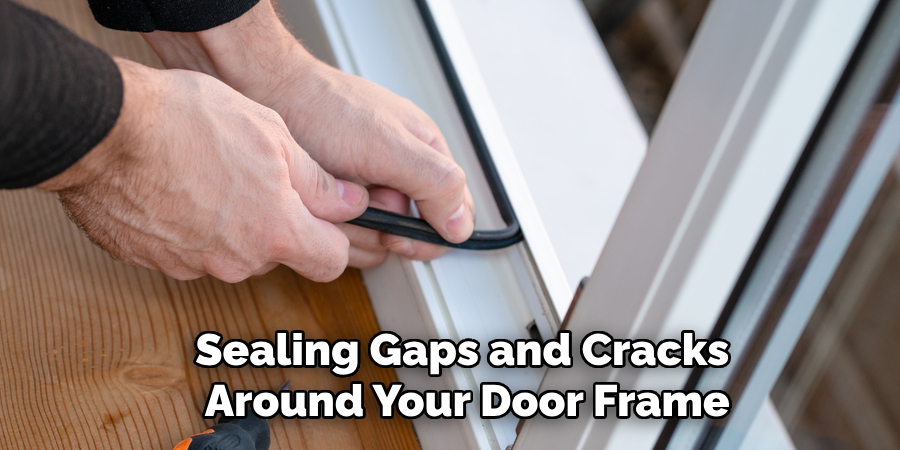 Sealing Gaps and Cracks 
Around Your Door Frame