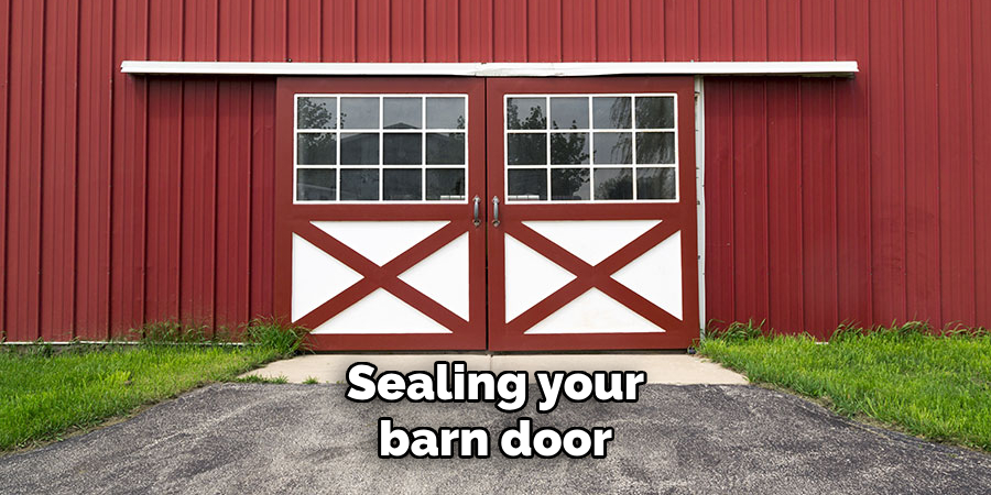 Sealing your
barn door