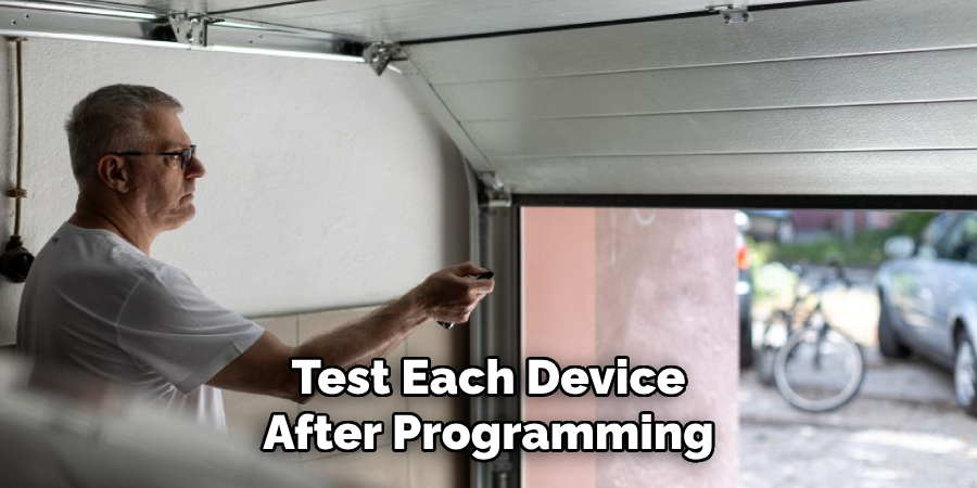 Test Each Device
After Programming