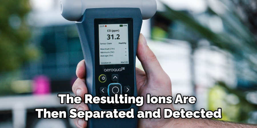 The Resulting Ions Are 
Then Separated and Detected