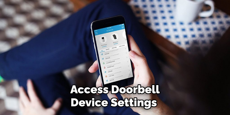 Access Doorbell
Device Settings 