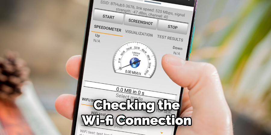 Checking the
Wi-fi Connection