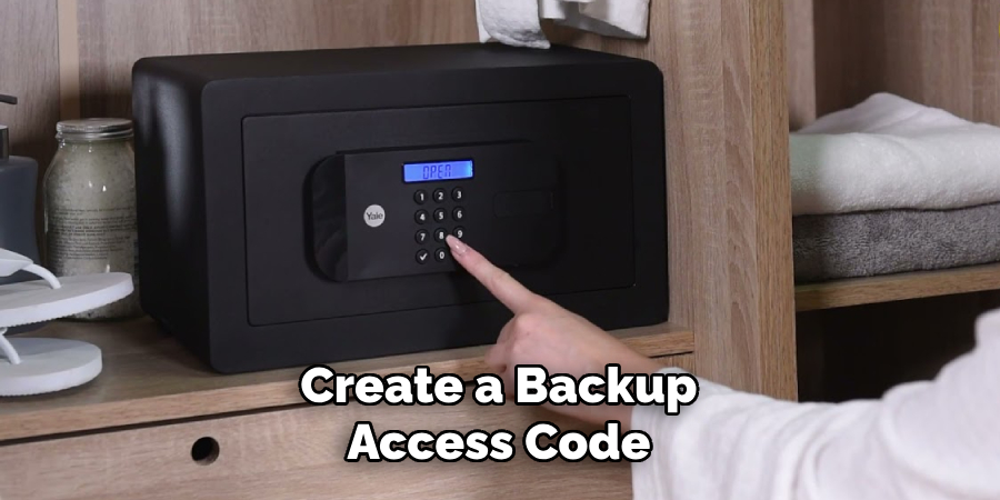 Create a Backup
Access Code