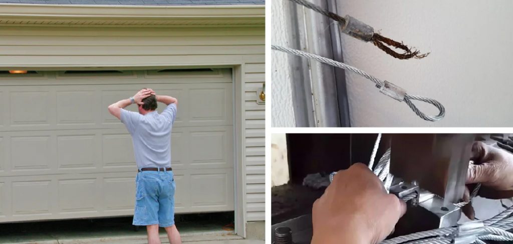 How to Open Garage Door with Broken Cable from Outside