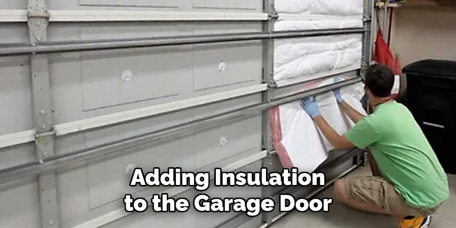 Adding Insulation to the Garage Door