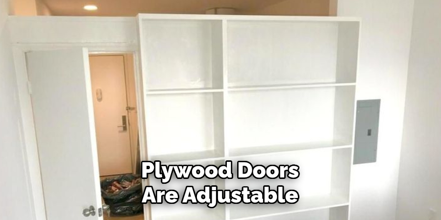 Plywood Doors Are Adjustable