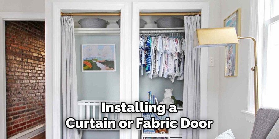 Installing a Curtain or Fabric Door