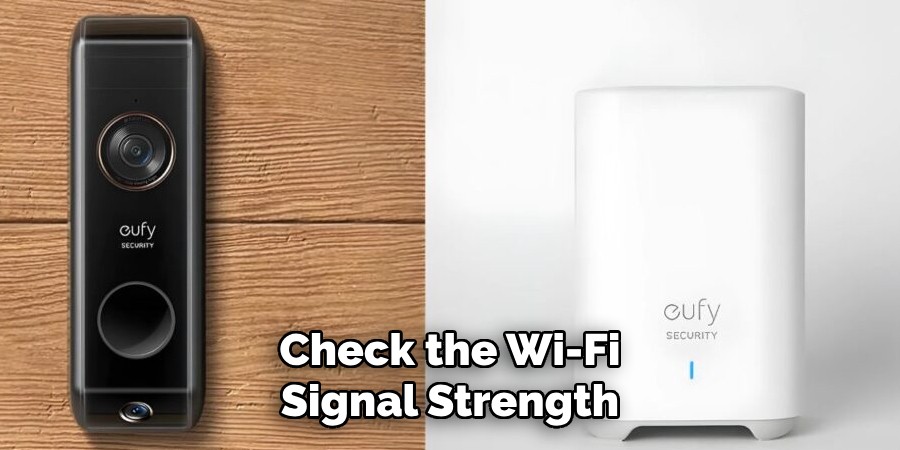 Check the Wi-Fi Signal Strength