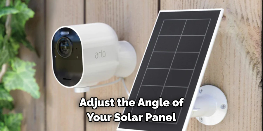 Adjust the Angle of Your Solar Panel