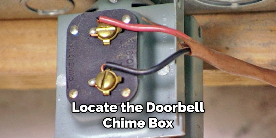 Locate the Doorbell Chime Box