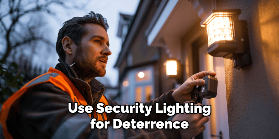 Use Security Lighting for Deterrence