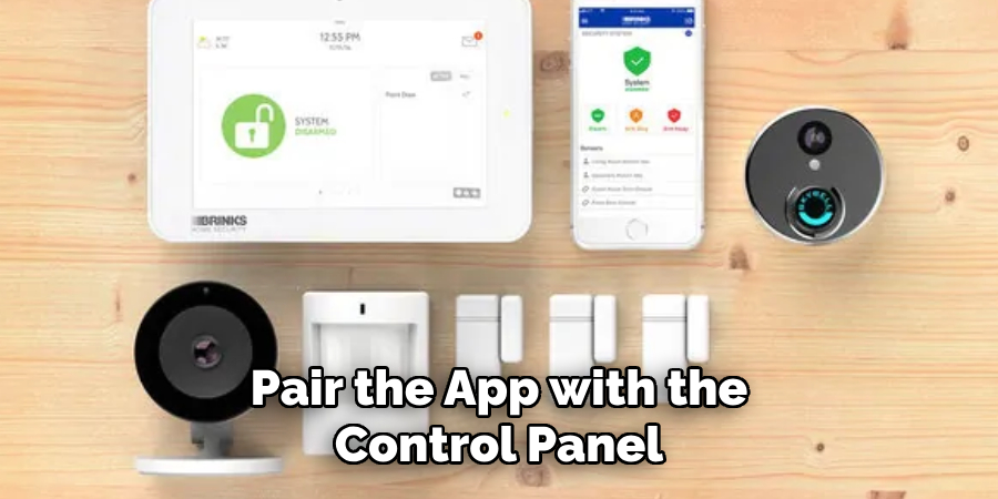 Pair the App with the Control Panel