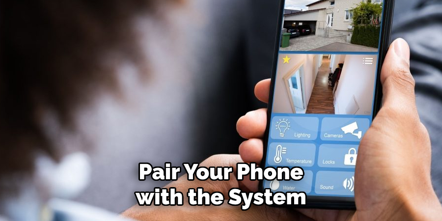 Pair Your Phone with the System