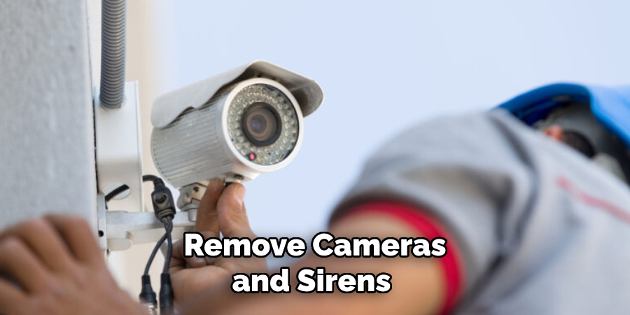 Remove Cameras and Sirens 