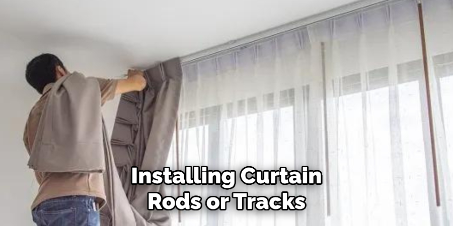 Installing Curtain Rods or Tracks